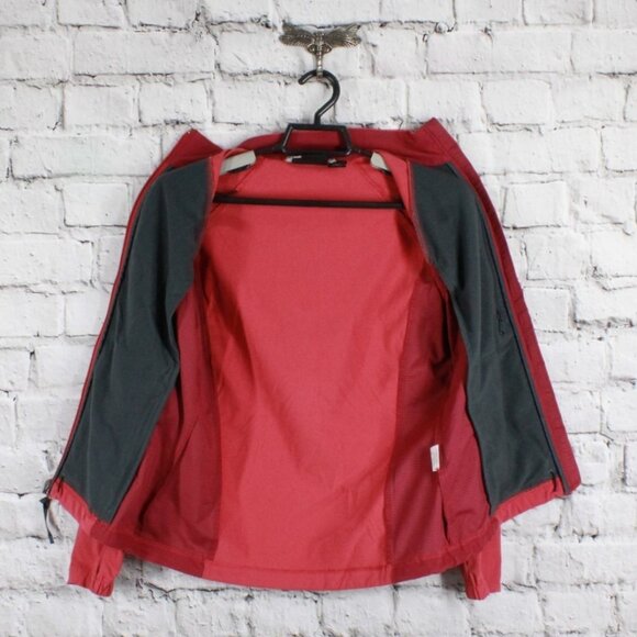 Marmot Womens Full-Zip Red Softshell Jacket Size Large Lightweight Outdoor Wear - Picture 6 of 9